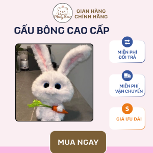 Top 1 Thú Nhồi Bông Cho Bé, Thỏ Snowball Gấu Bông Dễ Thương