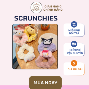 Scrunchies gấu bông nhiều mẫu mới nhất 2026