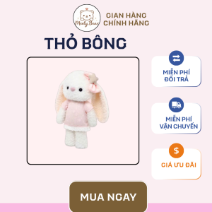 Thỏ Bông Dễ Thương Meely Bear -Qùa Tặng Sinh Nhật, Gấu Bông Cute Trang Trí Phòng Hot Trend 2026